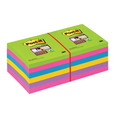 BL.12 Post-it Notes 3M   654-12SSUC Super Sticky