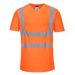 T-SHIRT ALTA VISIBILITA COT. ARANCIO TG.3XL S179