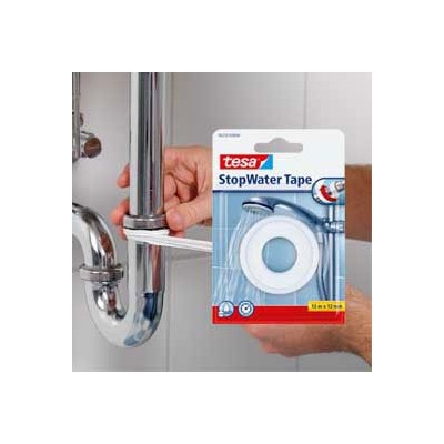 NASTRO PER RIPARAZIONI IN TEFLON 12mmx12mt BIANCO StopWater TESA
