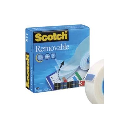 NASTRO ADESIVO SCOTCH MAGIC 811-1933 INVISIBILE RIMOVIBILE 19MMX33MT