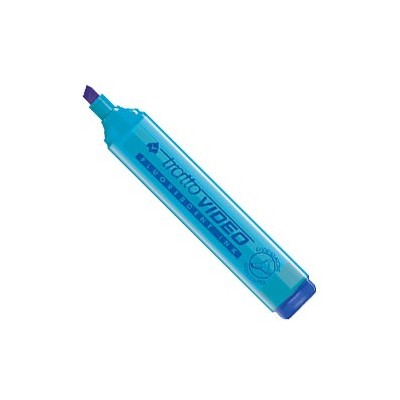 EVIDENZIATORE TRATTO VIDEO AZZURRO