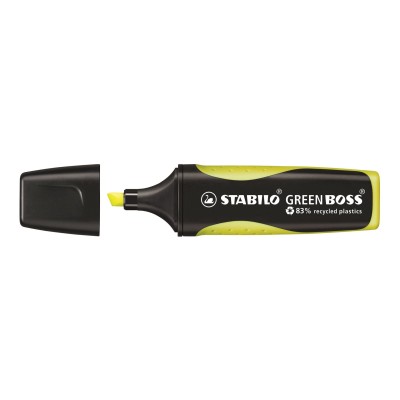 EVIDENZIATORE STABILO    GREEN BOSS GIALLO 24