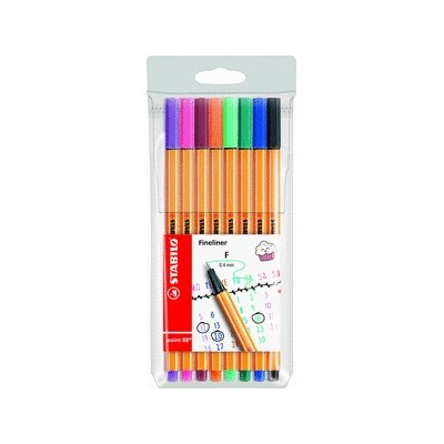 CF.8 POINT 88 FINELINER  COLORI ASSORTITI STABILO
