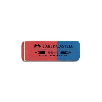 26003 GOMMA FABER CASTELLROSSO/BLU 7070/40