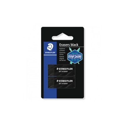 BLISTER CON 2 GOMME NERE PER MATITA RASOPLAST