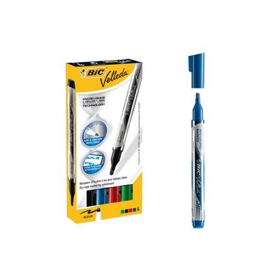 ASTUCCIO 4 MARCATORI P.TONDA Whiteboard VELLEDA