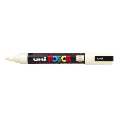 MARKER UNI POSCA PC-5M   AVORIO PUNTA MEDIA