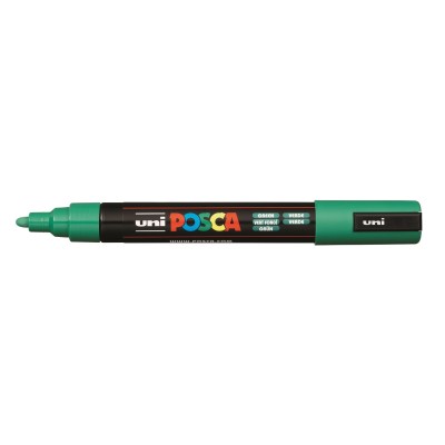 MARKER UNI POSCA PC-5M   VERDE PUNTA MEDIA