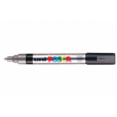 MARKER UNI POSCA PC-5M   ARGENTO PUNTA MEDIA