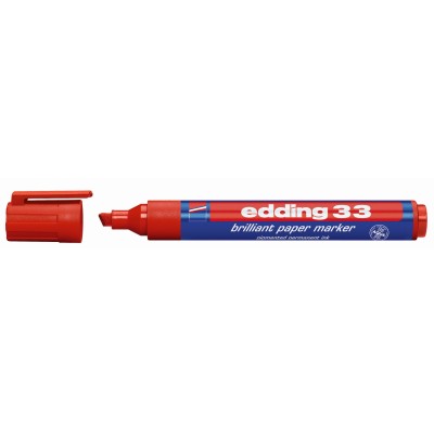 MARCATORE PUNTA BRILLANTE ROSSA EDDING 33