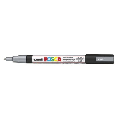 MARKER UNI POSCA PC-3M   ARGENTO PUNTA FINE