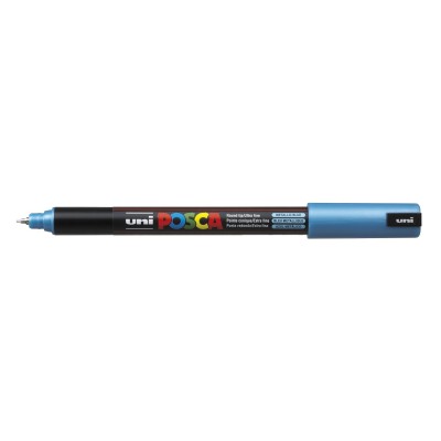 MARKER UNI POSCA PEN     PC-1MR BLU METAL E.FINE