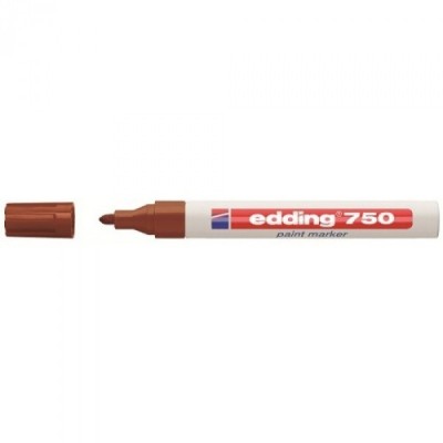 MARCATORE A VERNICE      EDDING 750 MARRONE