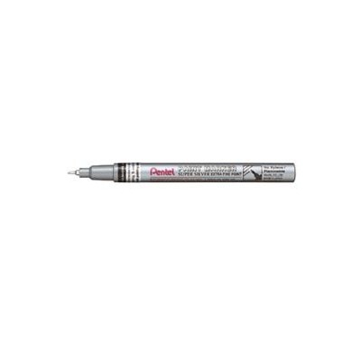 MARCATORE PAINT MFP10 ARGENTO PENTEL PUNTA CONICA EXTRA FINE - Conf da 12 pz.
