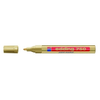 MARCATORE A VERNICE      EDDING 750 ORO