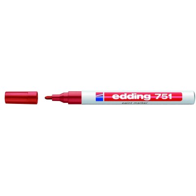 MARKER A VERNICE EDDING  751 ROSSO