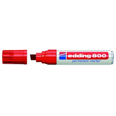MARKER PERMANENTE EDDING 800 ROSSO