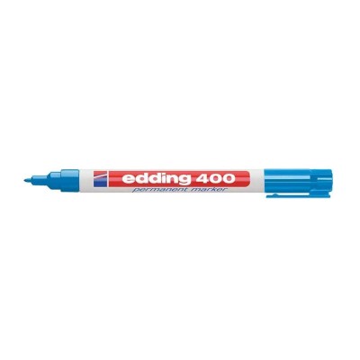 MARCATORE PERMANENTE     AZZURRO EDDING 400