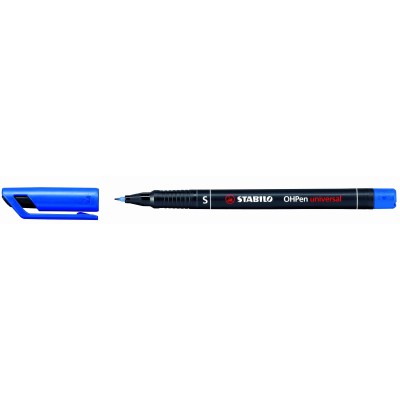 MARKER STABILO OHPEN 841 SUPERFINE BLU