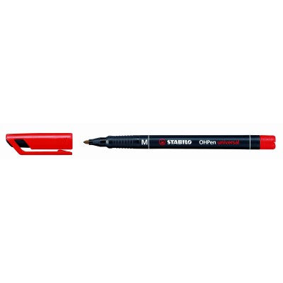 MARKER STABILO OHPEN 843 MEDIO ROSSO