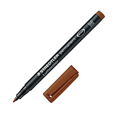 MARCATORE STAEDTLER F 0,6LUMOCOLOR 318 MARRONE