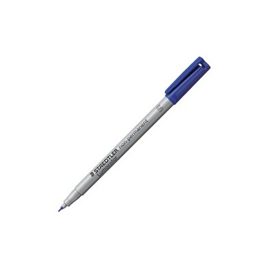 PENNA CON PUNTA SINTETICANON PERM. BLU 0.4MM