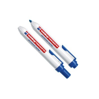 Marcatore permanente 11 Retract punta conica blu Edding - Conf da 10 pz.