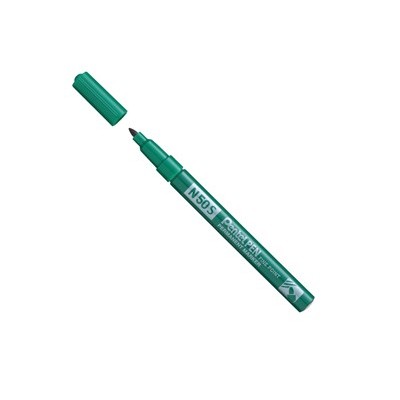 Marcatore N50 slim verde punta tonda 3,18mm Pentel