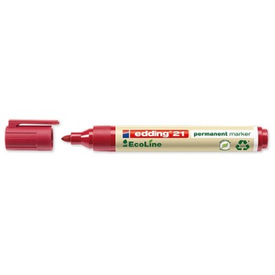 MARCATORE PERMANENTE EDDING 21 ECOLINE ROSSO
