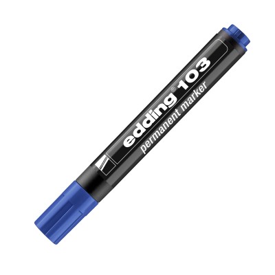 PERMANENT MARKER EDDING   103 BLU PUNTA 1,5-3MM