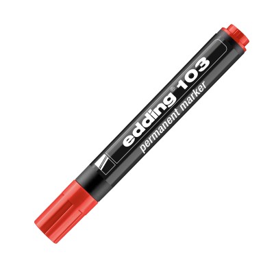 PERMANENT MARKER EDDING  103 ROSSO PUNTA 1,5-3MM