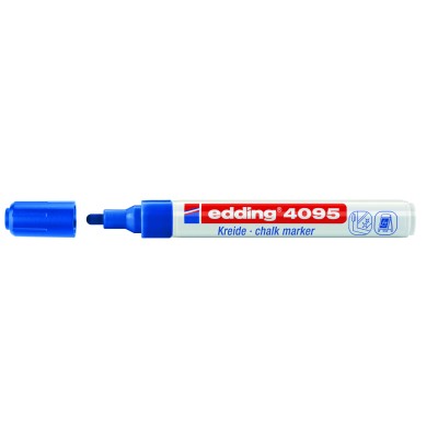 MARCATORE BLU PER VETRO  EDDING 4095