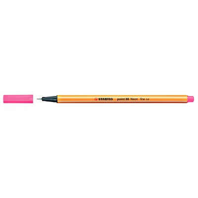 PENNARELLO STABILO POINT 88 NEON ROSSO 040