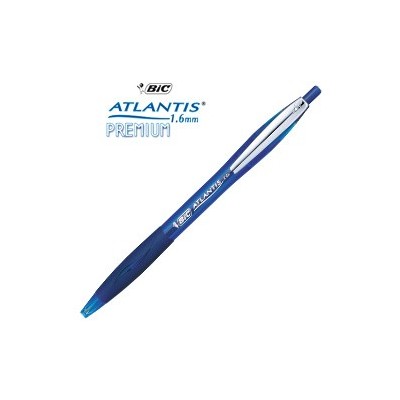 SCATOLA 12 PENNE SFERA SCATTO BIC ATLANTIS EASY GLIDE 1,6MM BLU