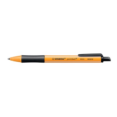 Penna a sfera a scatto POINTBALL GREEN STABILO NERO