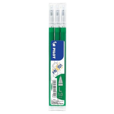 SET 3 REFILL PER FRIXION BALL 1,0 VERDE