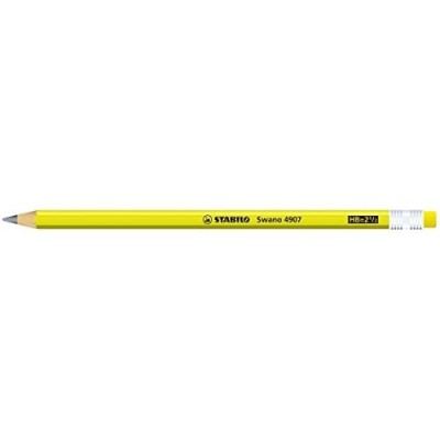 MATITA CON GOMMA GIALLO FLUO IN GRAFITE SWANO
