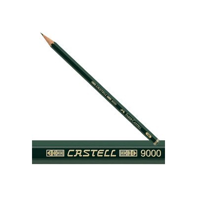 MATITA GRAFITE CASTELL 9000 2H esagonale FABER CASTELL