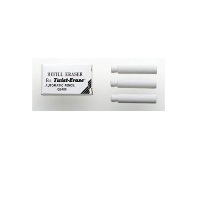 CONF. 3PZ GOMMINI PER TWIST ERASE PENTEL - Conf da 12 pz.