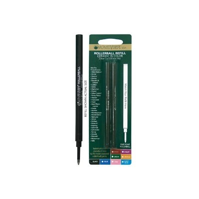 Blister 2 refill in plastica per ROLLER BLU PUNTA FINE