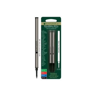 Blister 2 refill in metallo per ROLLER NERO PUNTA FINE