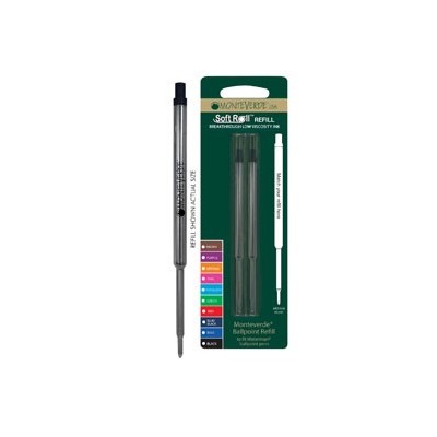 Blister 2 refill per SFERA Waterman  NERO PUNTA MEDIA