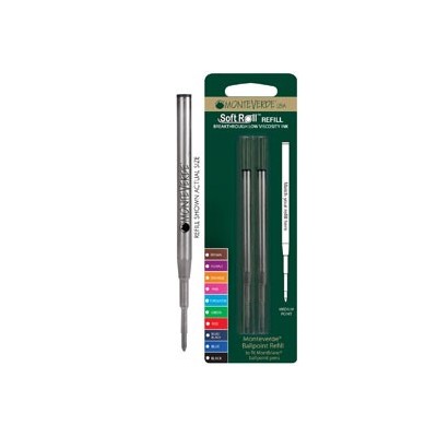 Blister 2 refill GEL per sfera Montblanc  BLU PUNTA MEDIA