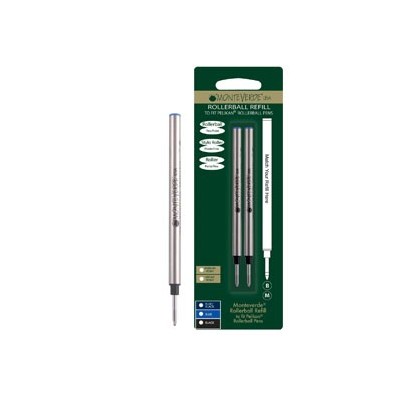 Blister 2 refill GEL per sfera Pelikan  NERO PUNTA MEDIA