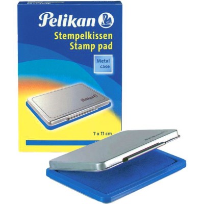 CUSCINETTO TIMBRI 7X11CM PELIKAN N.2 BLU