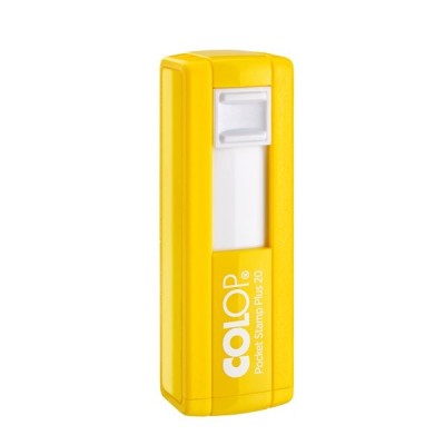 21137 TIMBRO POCKET STAMP PLUS COLOP GIALLO 14X38