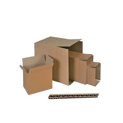 SCATOLA CARTONE PER IMBALLO AVANA ONDA doppia 600x400x400mm - Conf da 15 pz.