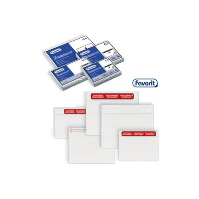 1000 BUSTE ADESIVE SPEEDY DOC C5 230X165mm con stampa