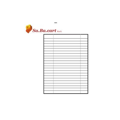 CARTA USO BOLLO A4 80gr 1 rigo c/margine 500fg