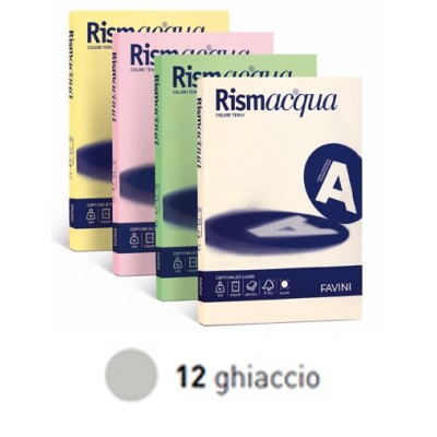 CARTA RISMACQUA 200GR A4 125FG GHIACCIO FAVINI